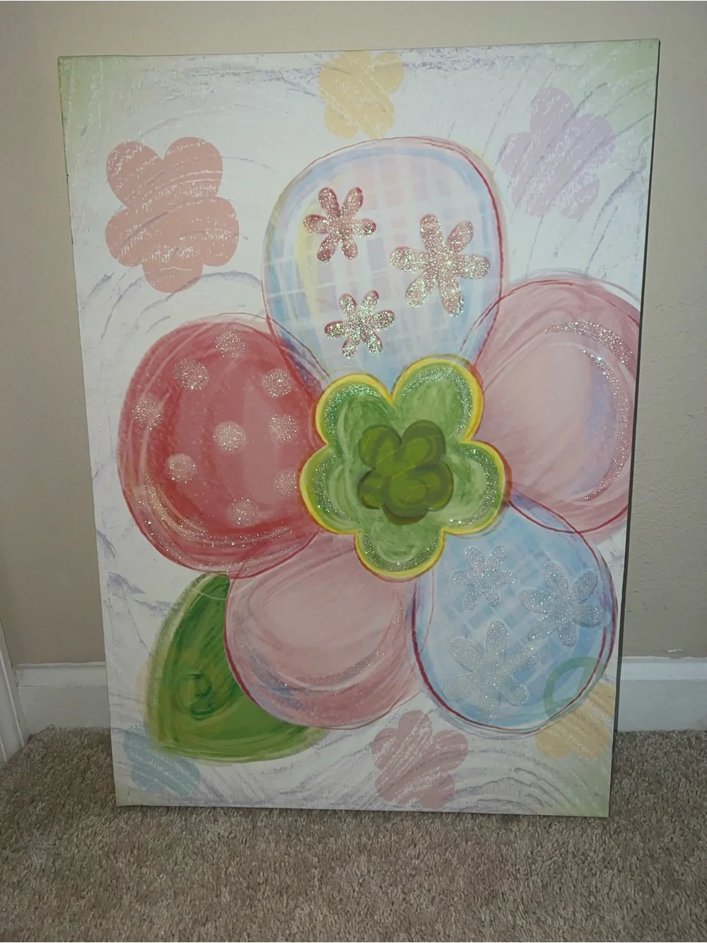 Target Pink and Pastel Owl Wall Art